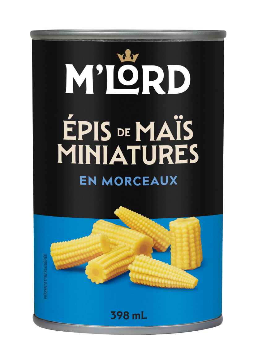 Épis de maïs miniatures - En morceaux