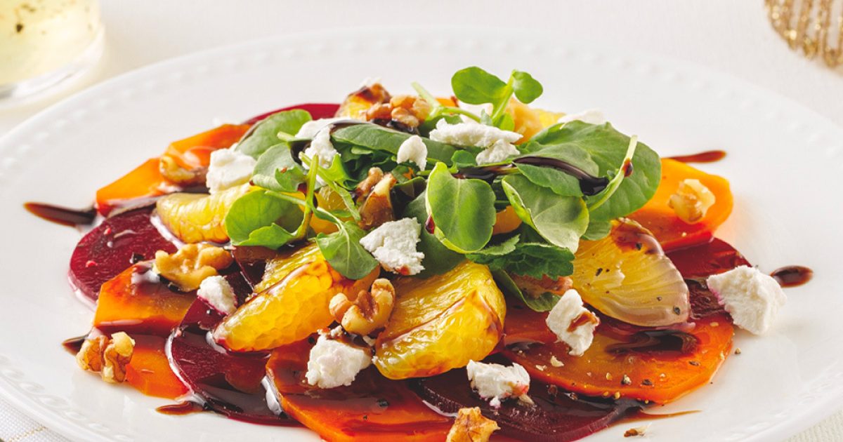 M'LORD Fine Foods - Beet and grapefruit carpaccio