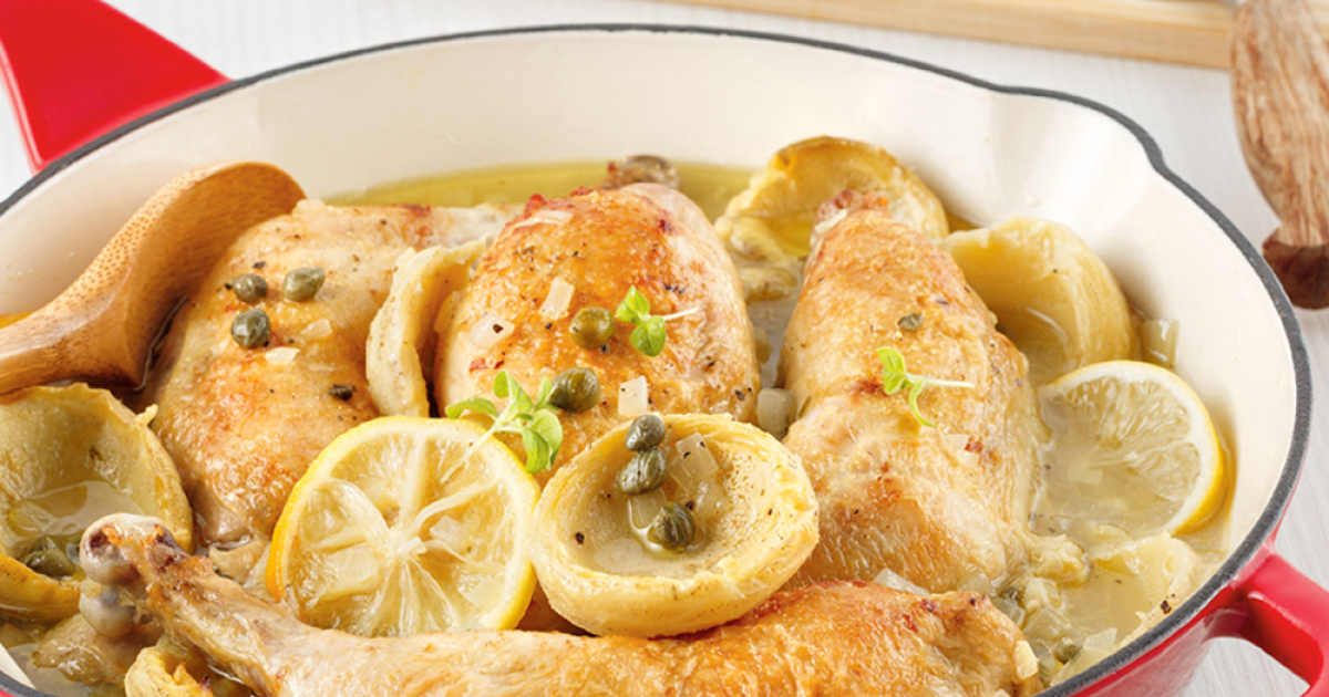 M'LORD Fine Foods - Chicken casserole with lemon, artichokes and…